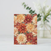 Chrysanthemum Briefkaart (Staand voorkant)