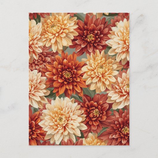 Chrysanthemum Briefkaart (Voorkant)