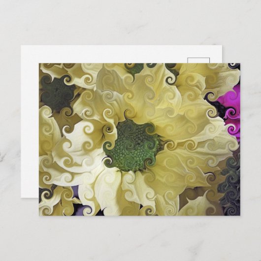 CHRYSANTHEMUM BRIEFKAART (Voorkant / Achterkant)