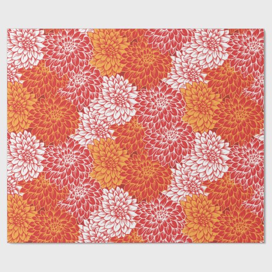 Chrysanthemum Cadeaupapier (Vlak)