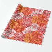 Chrysanthemum Cadeaupapier (Uitgerold)