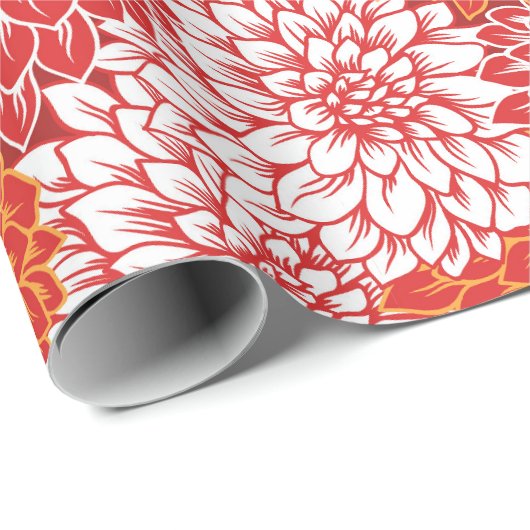 Chrysanthemum Cadeaupapier (Rol Hoek)