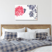 Chrysanthemum Canvas Afdruk (Insitu (Slaapkamer))