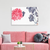Chrysanthemum Canvas Afdruk (Insitu (Woonkamer))