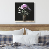Chrysanthemum Canvas Afdruk (Insitu (Slaapkamer))