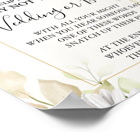 Chrysanthemum Clothespin vrijgezellenfeest spel te Poster (Hoek)