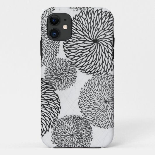 Chrysanthemum Designer Patterned Case-Mate iPhone Case (Achterkant)