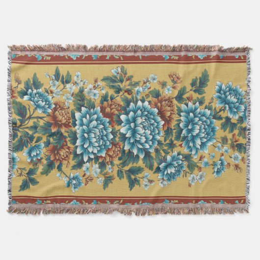 Chrysanthemum Elegy Deken (Voorkant)