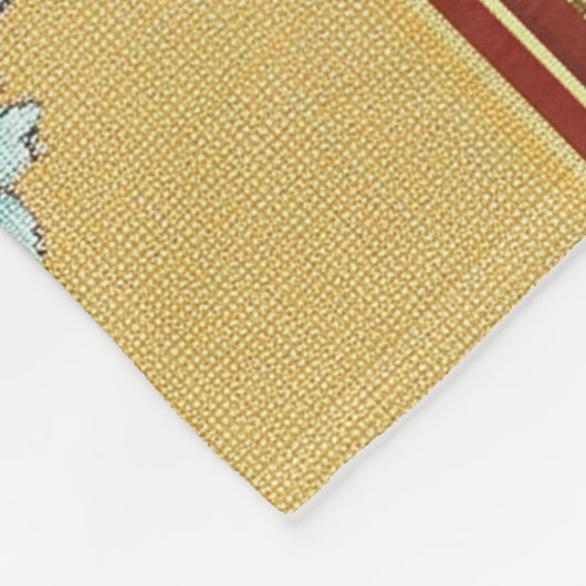 Chrysanthemum Elegy Fleece Deken (Hoek)