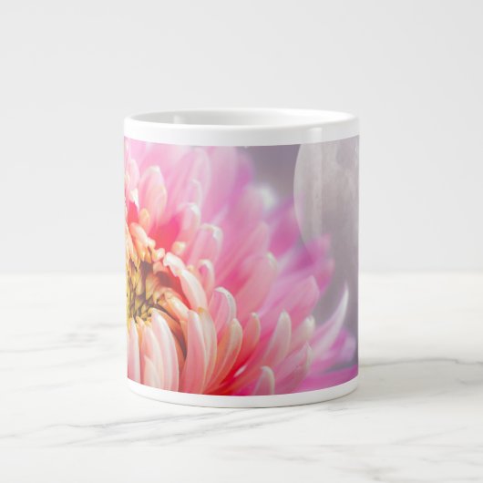 Chrysanthemum en Moon Grote Koffiekop (Voorkant)