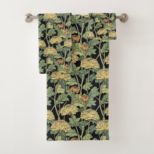 Chrysanthemum Floral Bad Handdoek (Insitu)
