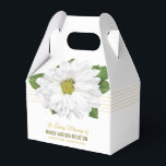 Chrysanthemum Flower Bedankdoosjes<br><div class="desc">White Chrysanthemum met Southern Charm.</div>