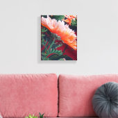 Chrysanthemum Flower Canvas Afdruk (Insitu (Woonkamer))