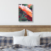 Chrysanthemum Flower Canvas Afdruk (Insitu (Slaapkamer))