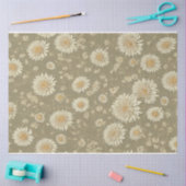 Chrysanthemum flower  ephemerpatroon tissuepapier (Craft)