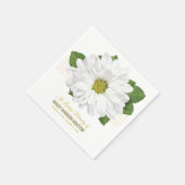 Chrysanthemum Flower Funeral Memorial Napkins Servet (Hoek)