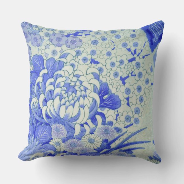 Chrysanthemum Flower, Japans design Kussen (Voorkant)