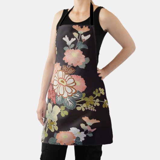 Chrysanthemum Flower, Japans design Schort (Insitu)