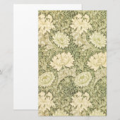 Chrysanthemum Flower Pattern (door William Morris) Briefpapier (Voorkant / Achterkant)