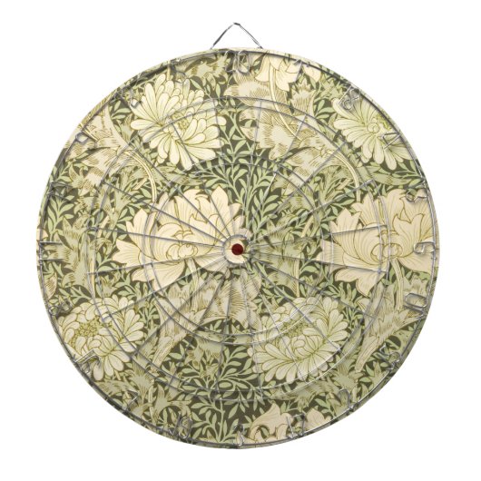 Chrysanthemum Flower Pattern (door William Morris) Dartbord (Voorkant)