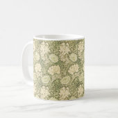 Chrysanthemum Flower Pattern (door William Morris) Koffiemok (Voorkant links)