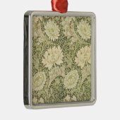 Chrysanthemum Flower Pattern (door William Morris) Metalen Ornament (Rechts)