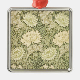 Chrysanthemum Flower Pattern (door William Morris) Metalen Ornament