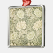 Chrysanthemum Flower Pattern (door William Morris) Metalen Ornament (Links)