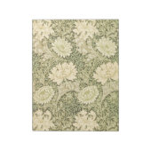 Chrysanthemum Flower Pattern (door William Morris) Notitieblok (Linkerzijde)