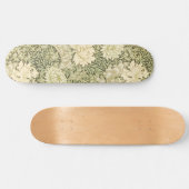 Chrysanthemum Flower Pattern (door William Morris) Persoonlijk Skateboard (Horizontaal)