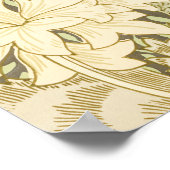 Chrysanthemum Flower Pattern (door William Morris) Poster (Hoek)