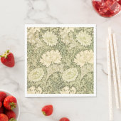 Chrysanthemum Flower Pattern (door William Morris) Servet (Insitu)