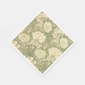 Chrysanthemum Flower Pattern (door William Morris) Servet (Hoek)