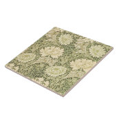 Chrysanthemum Flower Pattern (door William Morris) Tegeltje (Zijkant)