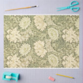 Chrysanthemum Flower Pattern (door William Morris) Tissuepapier (Craft)