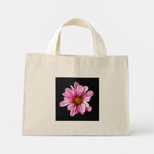 Chrysanthemum Flower tcna Mini Tote Bag (Achterkant)