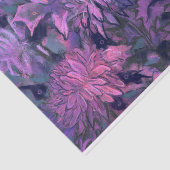 Chrysanthemum Flowers Abstracte Floral Art Violet Tissuepapier (Detail)