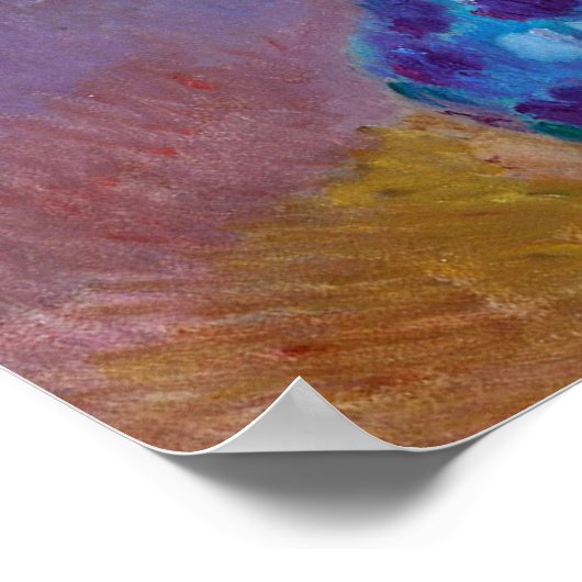 Chrysanthemum Flowers, Claude Monet Art Poster (Hoek)