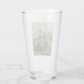 Chrysanthemum Flowers (Meisje in de tuin) Glas (Achterkant)