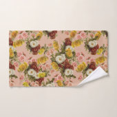 Chrysanthemum Flowers op Stusty Roos Roze Bad Handdoek (Handdoek)