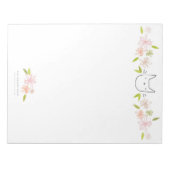Chrysanthemum Garden Cat XL-laptop Notitieblok (Voorkant)