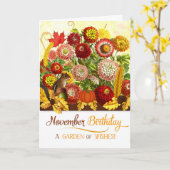 Chrysanthemum Garden November 2010 Kaart (Gele Bloem)