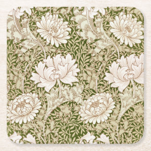 Chrysanthemum Gold, William Morris Kartonnen Onderzetters