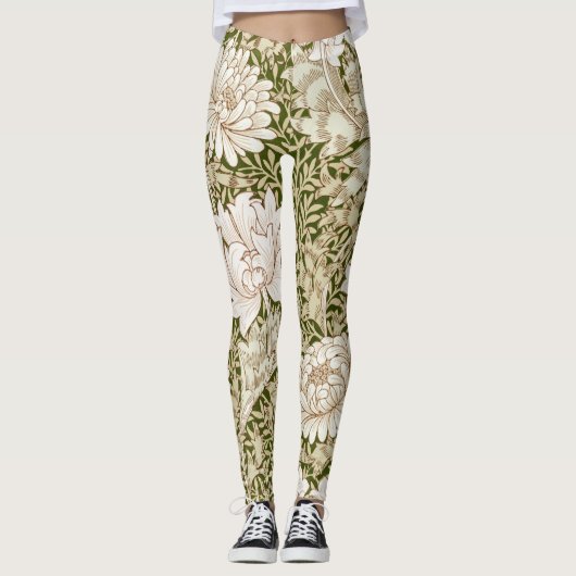Chrysanthemum Gold, William Morris Leggings (Voorkant)