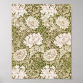 Chrysanthemum Gold, William Morris Poster (Voorkant)