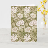 Chrysanthemum Goud, William Morris Kaart (Gele Bloem)
