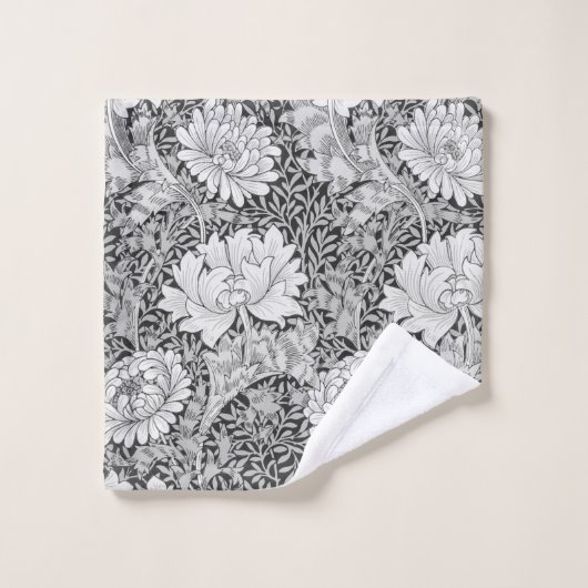Chrysanthemum Gray, William Morris Bad Handdoek (Wasdoekje)