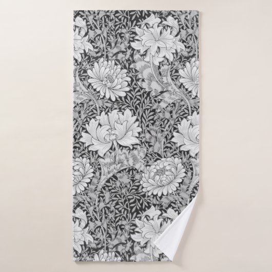 Chrysanthemum Gray, William Morris Badhanddoek (Badhanddoek)