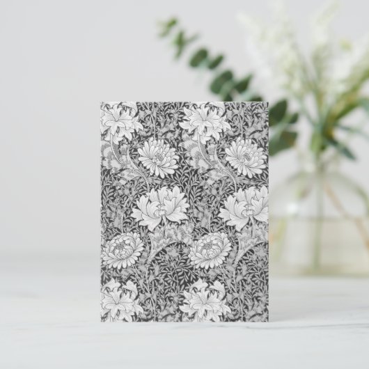 Chrysanthemum Gray, William Morris Briefkaart (Staand voorkant)