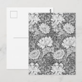 Chrysanthemum Gray, William Morris Briefkaart (Voorkant / Achterkant)
